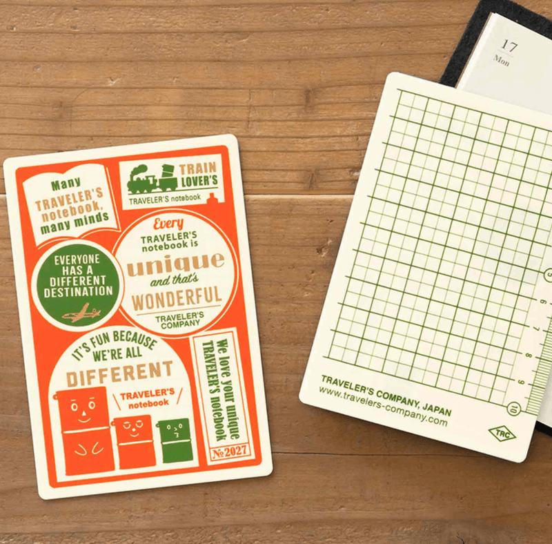 Travelers Notebook 2027 Underlay Passport size