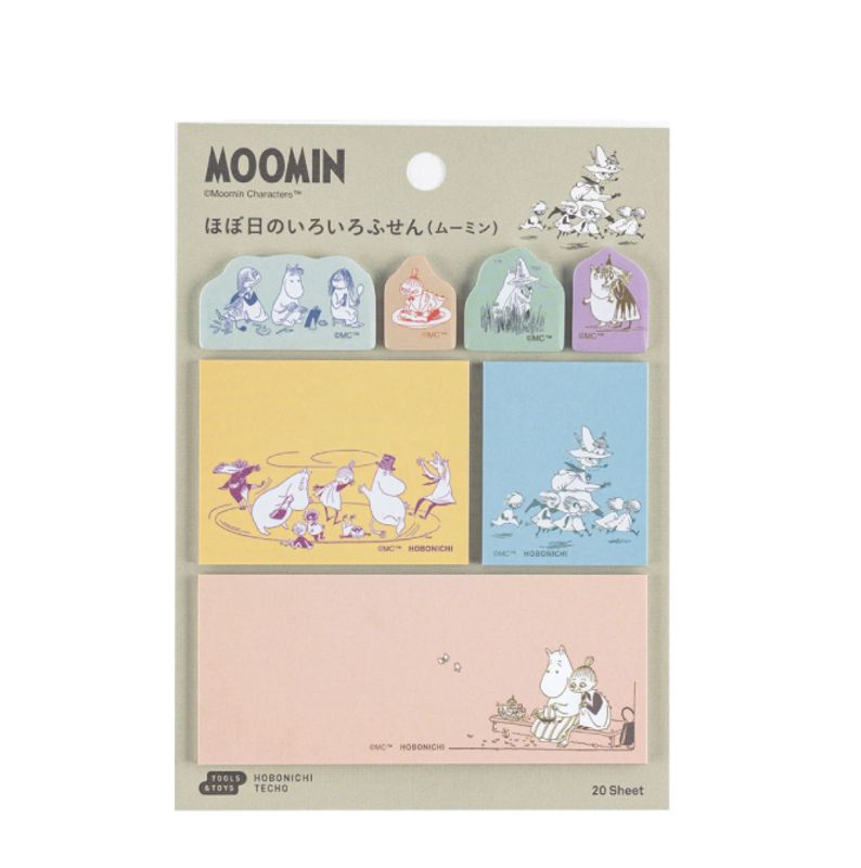 HOBONICHI Moomin Various Sticky Notes