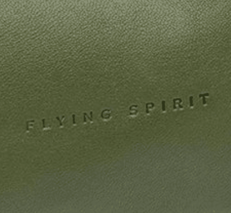 CF Flying Spirit Notatbok Skinn Khaki, A5