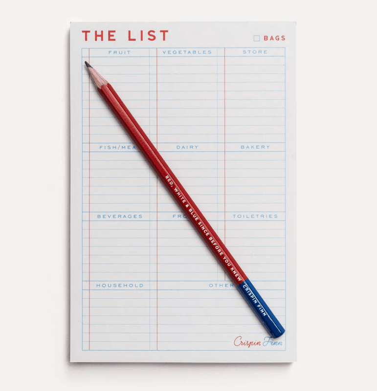 Crispin Finn The List pad med blyant