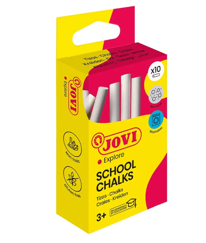 Jovi Hvitt kritt, 10 stk