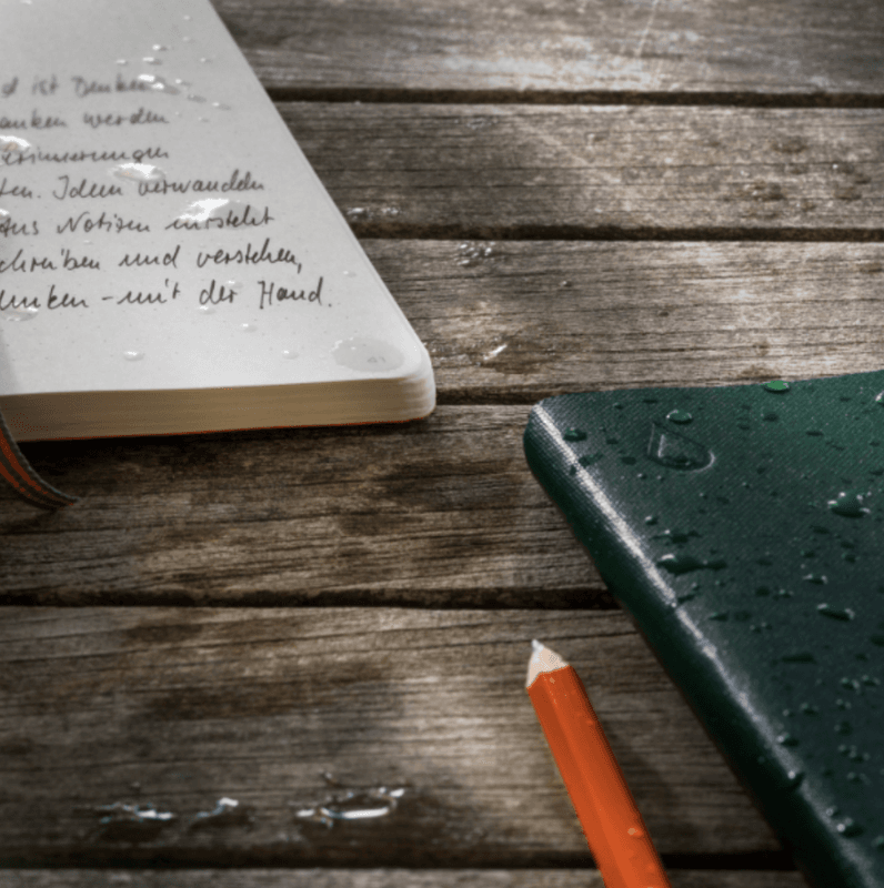 LT OUTLINES Notatbok B6+ Softcover Dotted, Blue