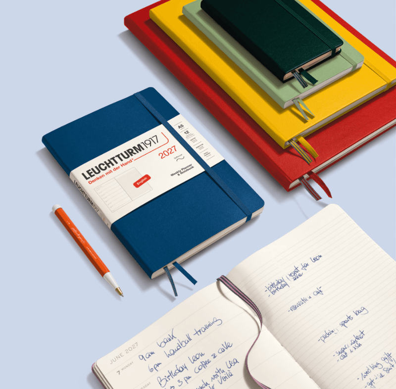 LT Weekly Planner & Notebook 2027 Sort A6 Hard