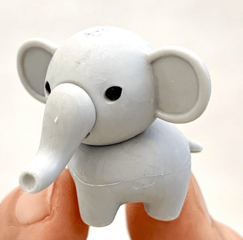 IWAKO Puzzle Viskelær, Elephant