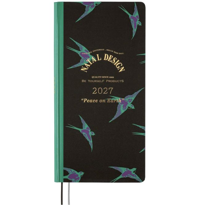 Hovedbilde HOBONICHI Weeks 2027 Natal Design; Lucky Swallow