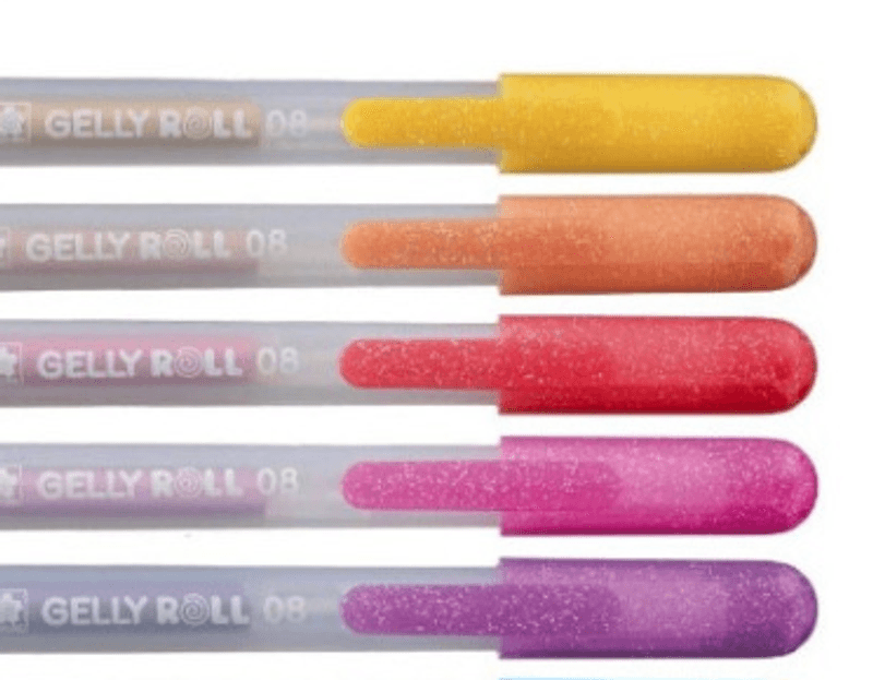 Sakura Gelly Roll Penner Metallic, 10 stk