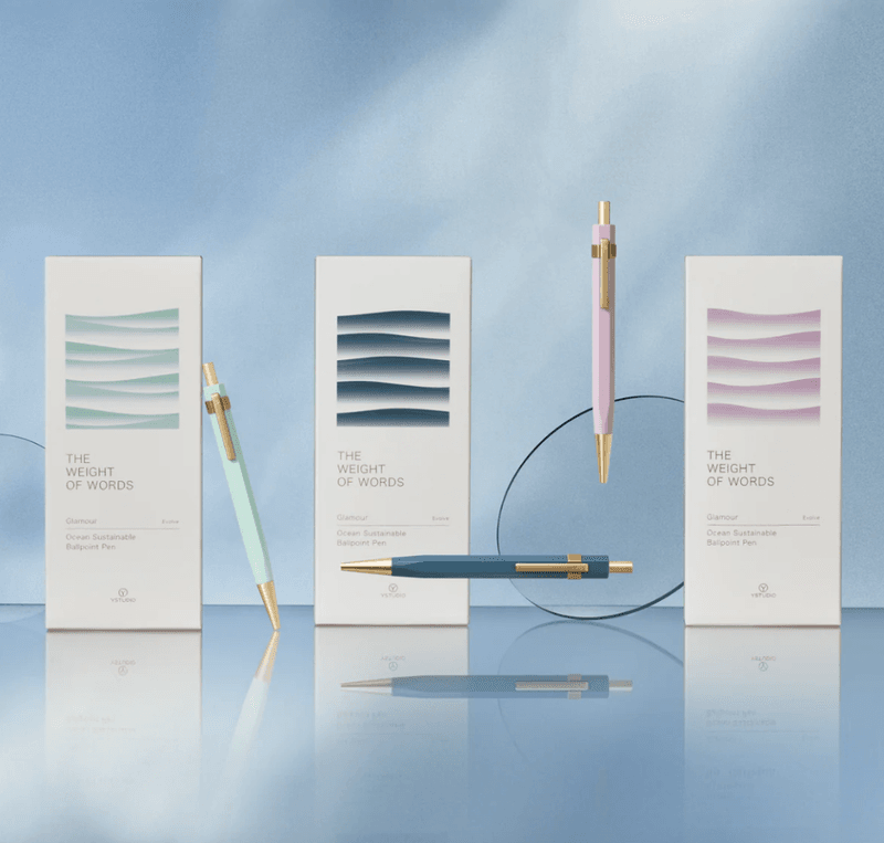 Ystudio Ocean Sustainable Ballpoint Pen Clip 
