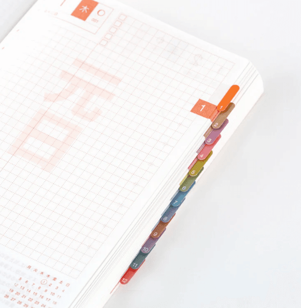 HOBONICHI TSUKI no IRO Index Stickers 
