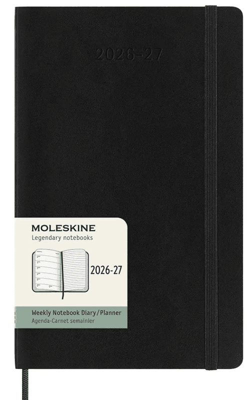 Moleskine SOFT 18 mnd Weekly Notebook 2026/27 Large
