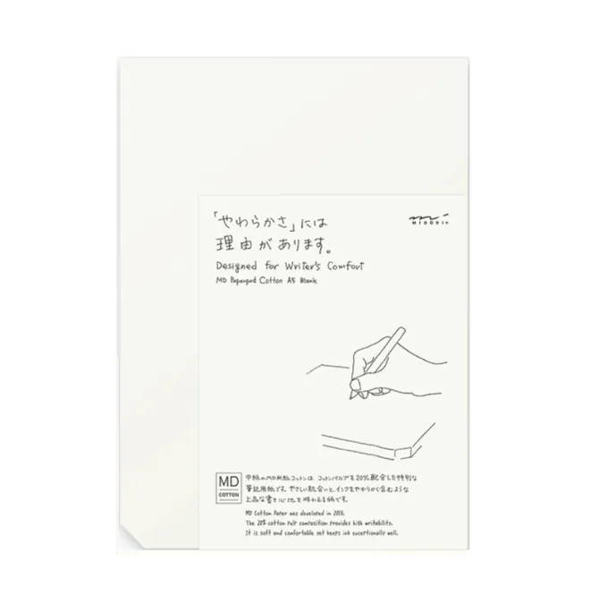 Hovedbilde MD Paper pad Plain Cotton, A5