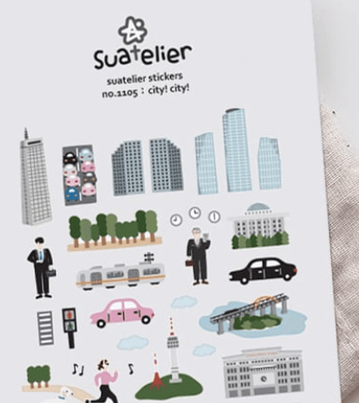 Suatelier Stickers City City